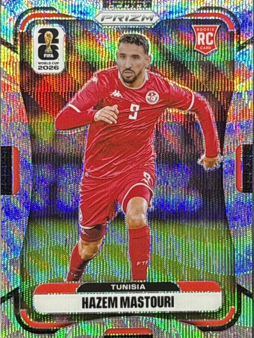 Panini Prizm Hazem Mastouri - Holographic Silver Prizm Rookie Card